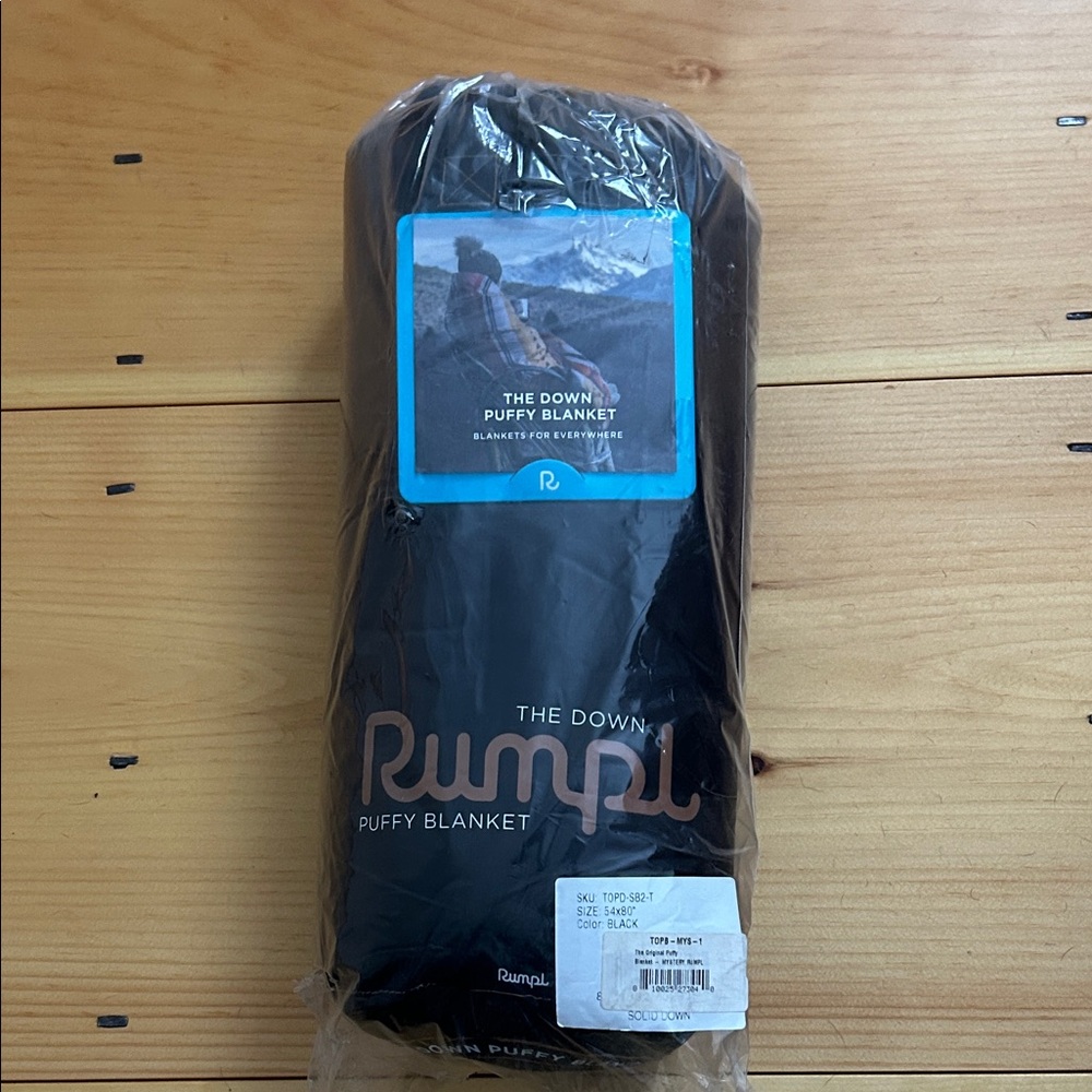 Rumpl Black Puffy Blanket